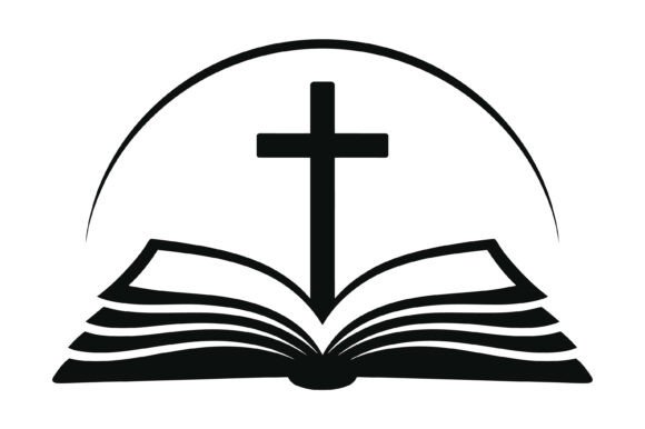 Bible & Cross Symbol: Graphics for T-Shirt Designs