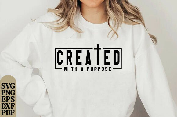 Created with a Purpose SVG Graphics & T-Shirt Designs Review