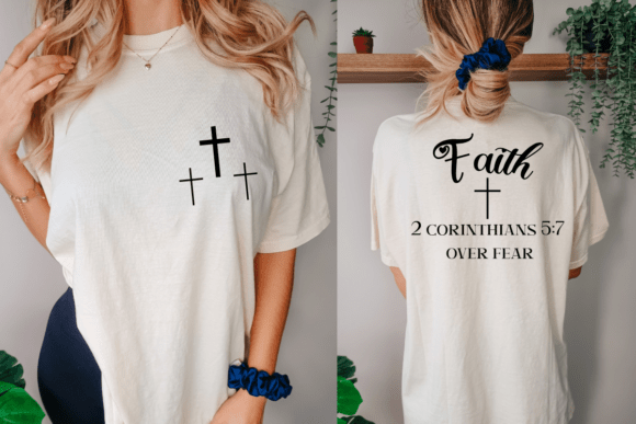 Faith over Fear Svg: Inspirational Graphics & T-Shirt Designs