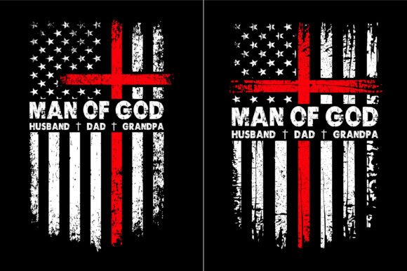 Man of God Husband Dad Grandpa: A Design Worth Stitching