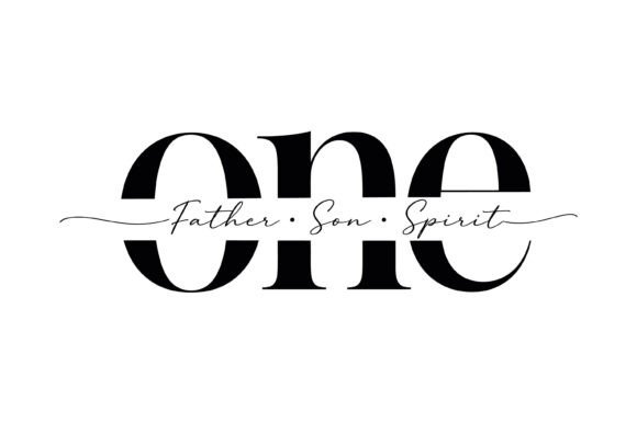 One Father Son Spirit Typography: Graphics for T-Shirt Designs